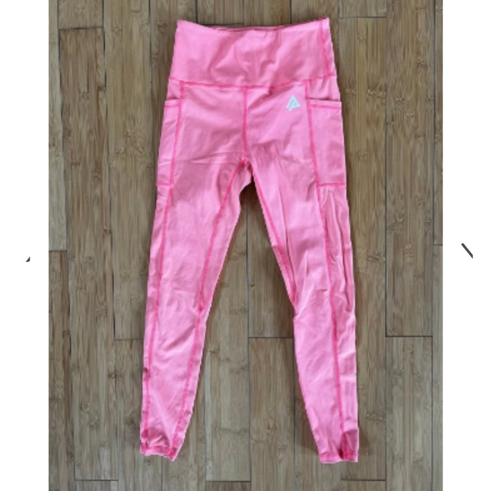 Alphapack fitness coral leggings